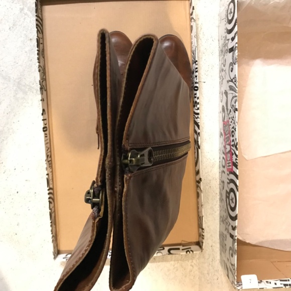 BRASH Knee High Heeled Boots Women's Size 7 Tan Brown Full Side Zipper - Picture 4 of 10